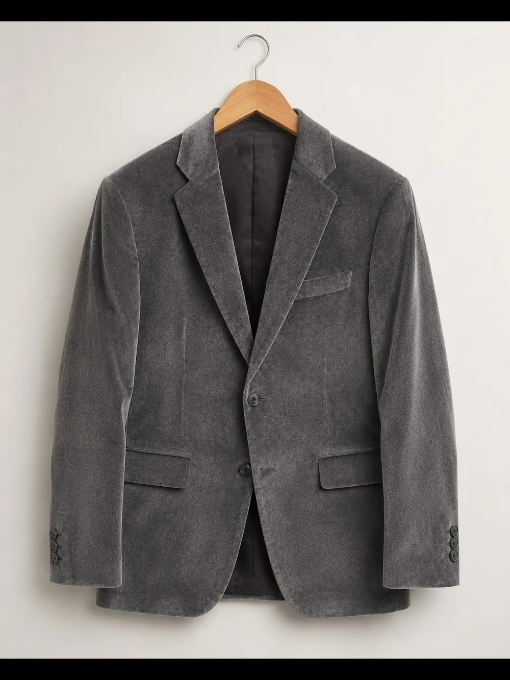 NWT Joseph Abboud Gray Velvet Blazer Sport Coat Men’s 42R $695